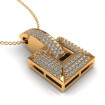 0.60CT round cut diamonds diamond pendants , picture number 1