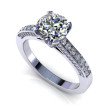 1.20CT round cut diamonds engagement ring , picture number 0