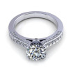 1.20CT round cut diamonds engagement ring , picture number 1