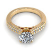 1.20CT round cut diamonds engagement ring , picture number 1