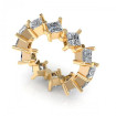 4.00CT princess cut diamonds eternity ring , picture number 2