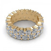 7.20CT round cut diamonds eternity ring , picture number 1