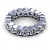 2.00CT round cut diamonds eternity ring , picture number 1