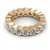 4.00CT round cut diamonds eternity ring , picture number 1