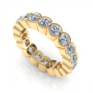 4.00CT round cut diamonds eternity ring , picture number 2