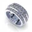 4.00CT round cut diamonds eternity ring , picture number 2