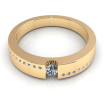 0.55CT round cut diamonds engagement ring , picture number 1
