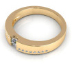 0.55CT round cut diamonds engagement ring , picture number 2