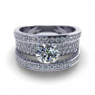 2.80CT round cut diamonds engagement ring , picture number 1