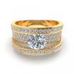 2.80CT round cut diamonds engagement ring , picture number 2