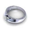 1.45CT round cut diamonds engagement ring , picture number 2