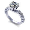 1.10CT round cut diamonds engagement ring , picture number 0