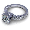 1.55CT round cut diamonds engagement ring , picture number 2