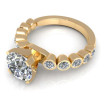 1.30CT round cut diamonds engagement ring , picture number 2