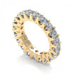 4.00CT round cut diamonds eternity ring , picture number 2