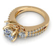 1.50CT round cut diamonds engagement ring , picture number 2