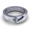 0.35CT round cut diamonds solitaire ring , picture number 1