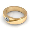 0.35CT round cut diamonds solitaire ring , picture number 2
