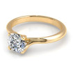 0.55CT round cut diamonds solitaire ring , picture number 1