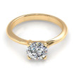 1.00CT round cut diamonds solitaire ring , picture number 2