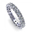 2.50CT round cut diamonds eternity ring , picture number 2