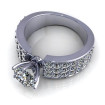 1.90CT round cut diamonds engagement ring , picture number 2
