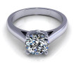 0.35CT round cut diamonds solitaire ring , picture number 1