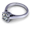 0.35CT round cut diamonds solitaire ring , picture number 2