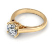 1.00CT round cut diamonds solitaire ring , picture number 2