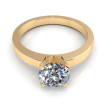0.35CT round cut diamonds solitaire ring , picture number 1