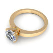 0.80CT round cut diamonds solitaire ring , picture number 2