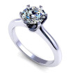 0.35CT round cut diamonds solitaire ring , picture number 0