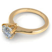 0.45CT round cut diamonds solitaire ring , picture number 2