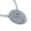 0.35CT round cut diamonds diamond pendants , picture number 1