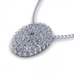 0.35CT round cut diamonds diamond pendants , picture number 2