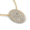 0.35CT round cut diamonds diamond pendants , picture number 1