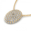 0.35CT round cut diamonds diamond pendants , picture number 2