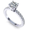0.75CT round cut diamonds engagement ring , picture number 0