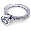 0.75CT round cut diamonds engagement ring , picture number 2