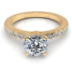 0.75CT round cut diamonds engagement ring , picture number 1