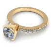0.75CT round cut diamonds engagement ring , picture number 2