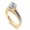 1.25CT round cut diamonds engagement ring , picture number 0