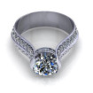 1.20CT round cut diamonds engagement ring , picture number 2