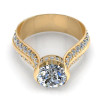 1.65CT round cut diamonds engagement ring , picture number 1
