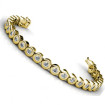 4.00CT round cut diamonds tennis bracelets , picture number 2