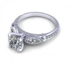 0.80CT round and marquise cut diamonds engagement ring , picture number 2
