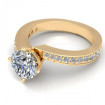 1.15CT round cut diamonds engagement ring , picture number 2