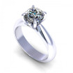 0.90CT round cut diamonds engagement ring , picture number 0