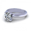 0.90CT round cut diamonds engagement ring , picture number 1