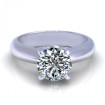0.90CT round cut diamonds engagement ring , picture number 2